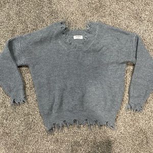 Frayed Sweater